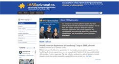 Desktop Screenshot of ihssadvocate.com